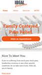 Mobile Screenshot of idealchiropractic.com